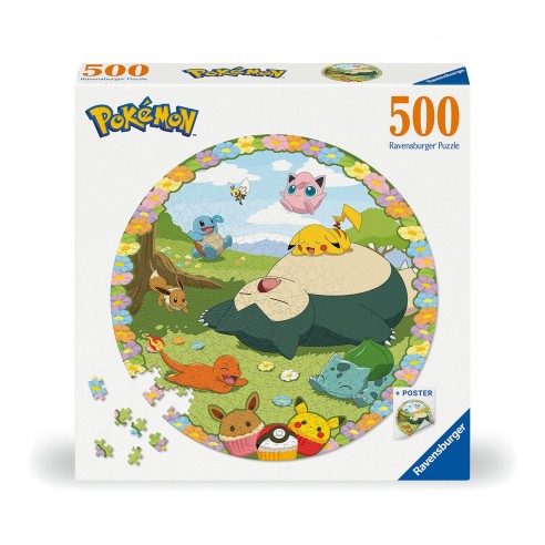 PUZZLE REDONDO 500 PIEZAS POKEMON...