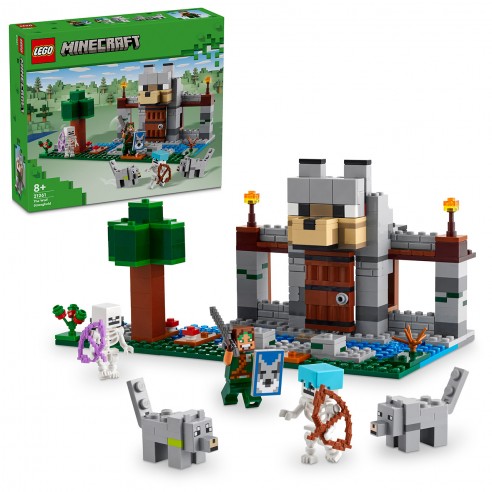 THE LEGO MINECRAFT WOLF FORTRESS...