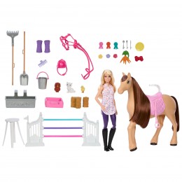 BARBIE DOLL WITH HORSE AND... 2