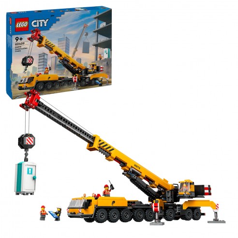 GRÚA DE OBRA MÓVIL AMARILLA LEGO CITY...