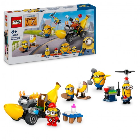 MINIONS Y COCHE BANANA 75580 LEGO