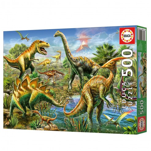 JIGSAW PUZZLE 500 PIECES JURASIAN...