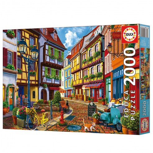 PUZZLE 2000 PIEZAS CALLE RADIANTE...