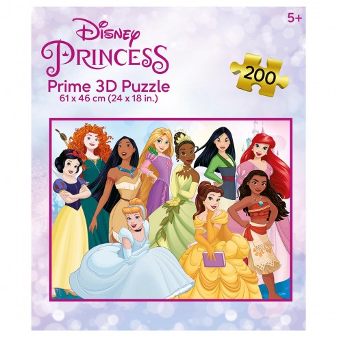 Puzzle 3D Lenticular 200 piezas Disnet Princess