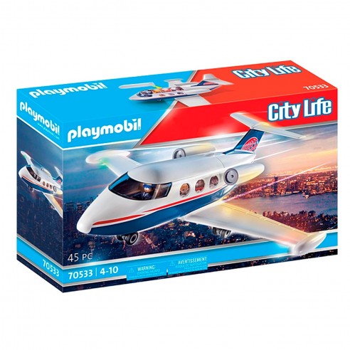 CITY LIFE PRIVATE JET 70533 PLAYMOBIL