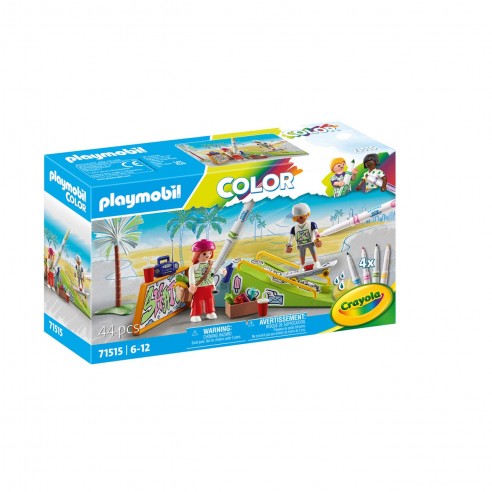 PLAYMOBIL COLOR: SKATEPARK 71515...