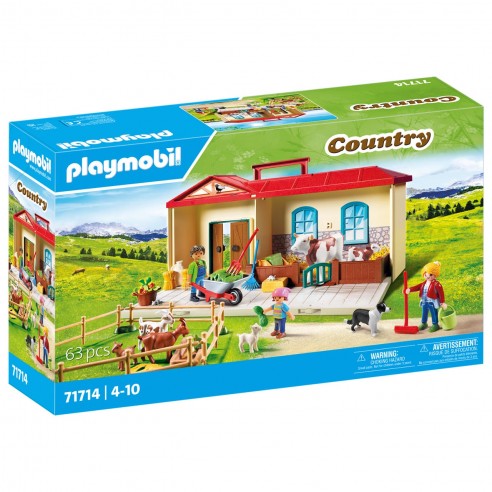 FARM COUNTRY BRIEFCASE 71714 PLAYMOBIL