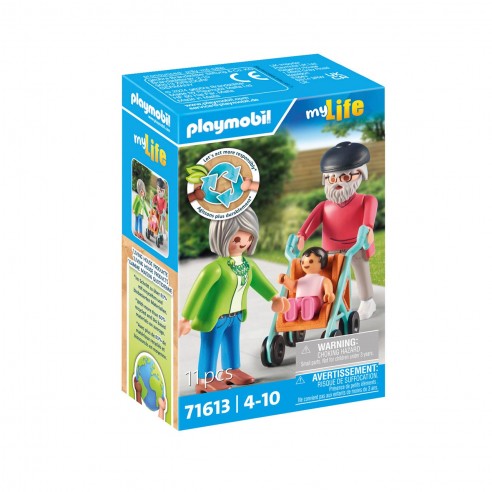 ABUELOS Y BEBÉ MY LIFE 71613 PLAYMOBIL