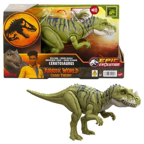 JURASSIC WORLD WILD ROAR CERATOSAURUS...