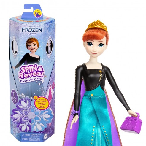 FROZEN DOLL ANNA SPIN AND REVEAL...