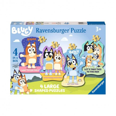 PUZZLE 4 FORMAS BLUEY 03132 RAVENSBURGER