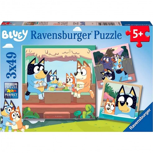 PUZZLE 3X49 PIECES BLUEY 05685...