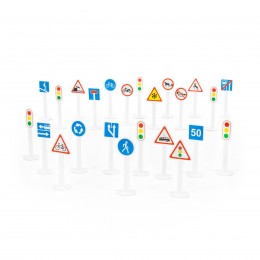 SET 24 PIECES TRAFFIC SIGNS...