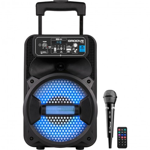 PORTABLE LOUDSPEAKER W/MICROPHONE AND...