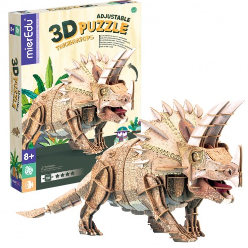 PUZZLE ECO 3D TRICERATOPS ME4241 MIEREDU