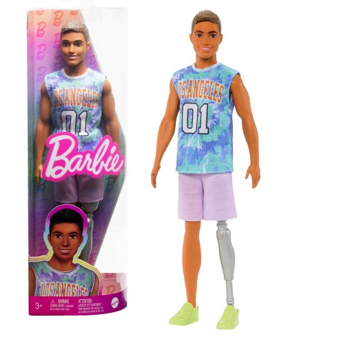 KEN FASHIONISTA DOLL WITH LEG...