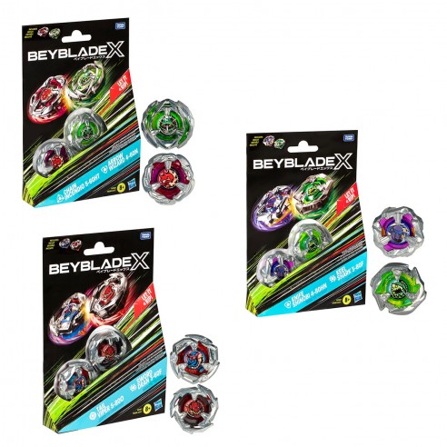 BEYBLADE X ASSORTMENT 2 PACK WITHOUT...