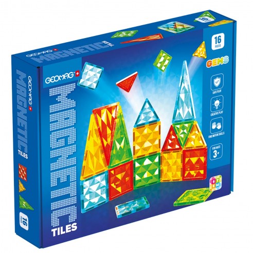 GEOMAG MAGNETIC TILES GEMS 16 4100...