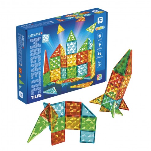 GEOMAG MAGNETIC TILES GEMS 32 4101...