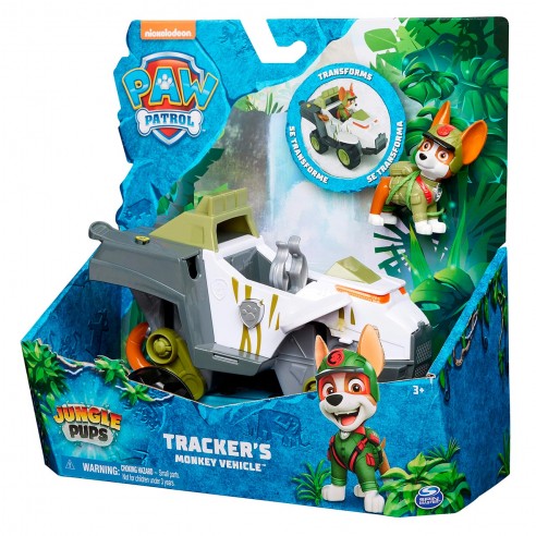 PAW PATROL JUNGLE VEHÍCULO TRACKER...