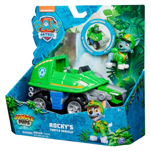 PAW PATROL JUNGLE VEHÍCULO ROCKY...