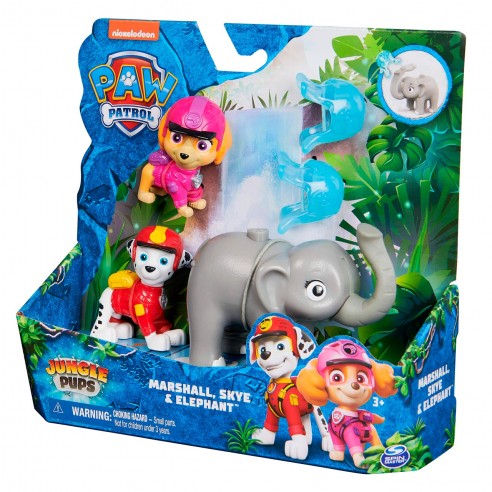 PAW PATROL JUNGLE MARSHALL Y SKYE...