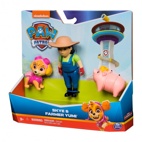 PAW PATROL FIGURES HERO PUP CORE SKYE...