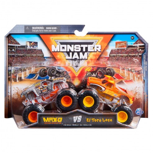 MONSTER JAM PACK 2 MAX-D VS TORO LOCO...