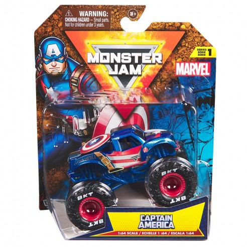 VEHICLES 1:64 STD MONSTER JAM MARVEL...