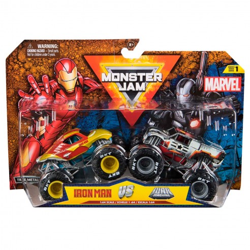 Pack 2 Monster Jam Marvel 1:64 Pack 2 Monster Jam Marvel 1:64