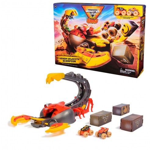 MONSTER JAM MINI PLAYSET SCORPION...