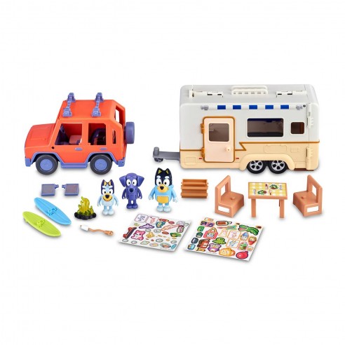 CRUISER AND CAMPERVAN SET BLUEY...