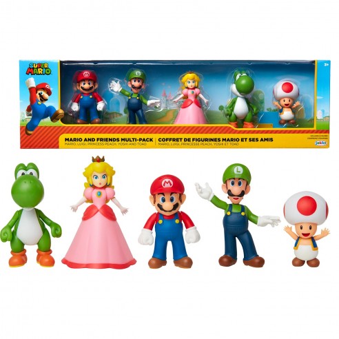 PACK 5 FIGURAS DE 6CM SUPER MARIO...