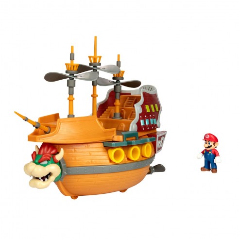 SUPER MARIO - PLAYSET DELUXE BOWSER SHIP