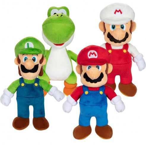 SUPER MARIO - SURTIDO PELUCHES DE 25 CM