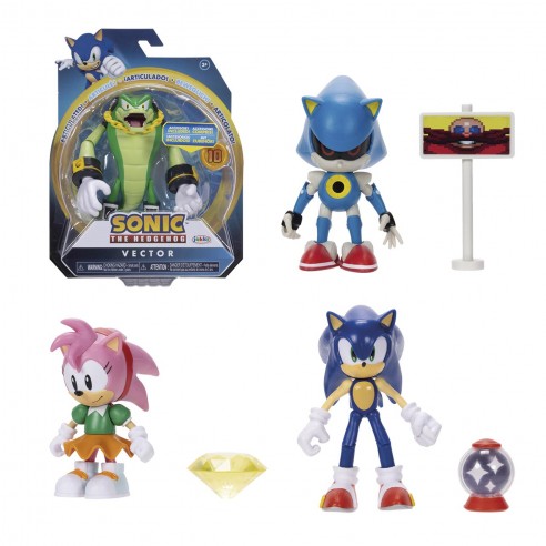 FIGURAS DE 10 CM, SERIE 18 SONIC...