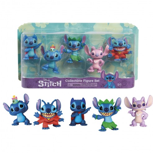 DISNEYS LILO & STITCH PACK 5 FIGURAS