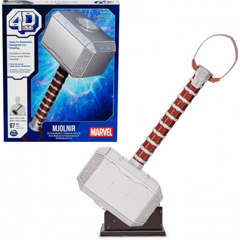 PUZZLE 4D MARTILLO DE THOR MARVEL...