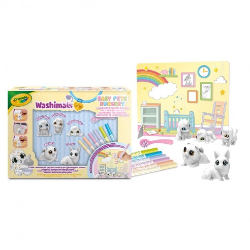 WASHIMALS BABY PETS NURSERY 5 PETS...