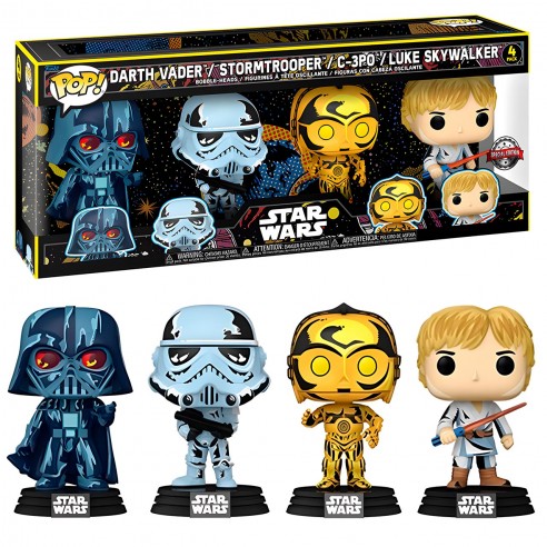 FUNKO POP PACK 4 FIGURAS VINILO STAR...