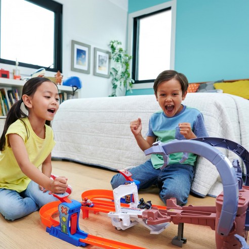 Circuit Hot Wheels RacerVerse Spider-Man - Jeux & Jouets
