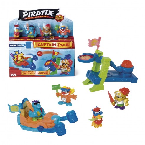 PIRATIX SHARK TREASURE CAPTAIN PACK...