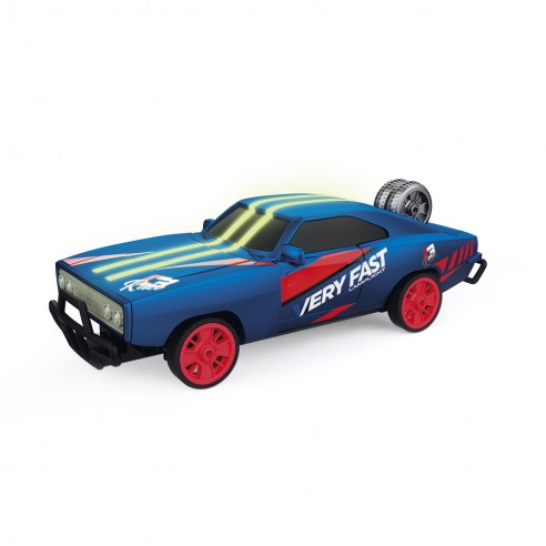 BLUE RETRO DRIFT CAR 2.4G TACHAN