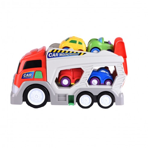 RAMP TRUCK WITH 4 CARS TACHAN