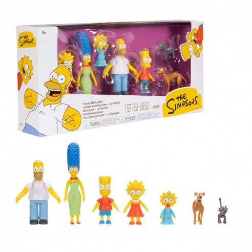 MULTIPACK FIGURAS 6 CM LOS SIMPSONS...