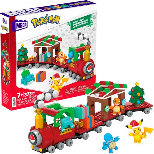 MEGA CONSTRUX POKEMON CHRISTMAS TRAIN...