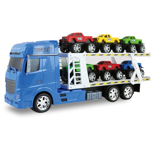 RACING TRUCK WITH 6 CARS HEROES OF...