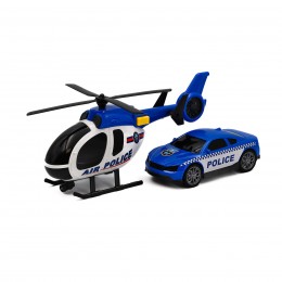 HELICOPTER + POLICE CAR...
