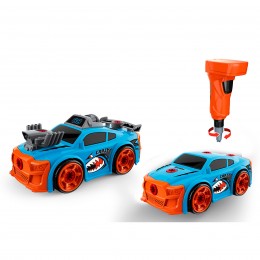 COCHE CARRERAS AZUL CON...