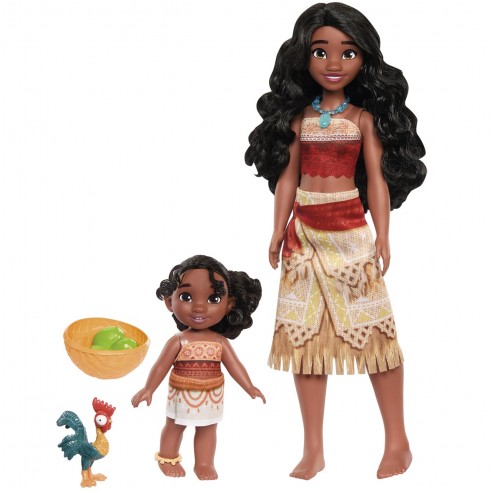 2 PACK 2 SISTERS DOLLS VAIANA 2 JBT66...